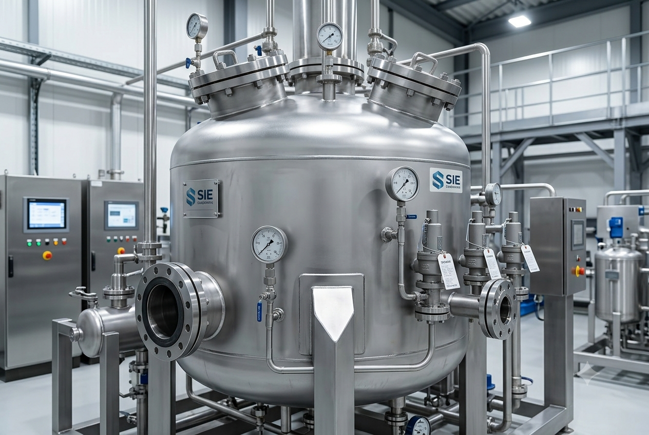 Vaso de pressão industrial - inspeção NR-13